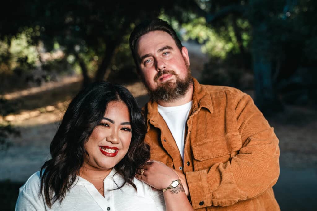 Couple's portrait shoot at felcita Park standard basic good picture.